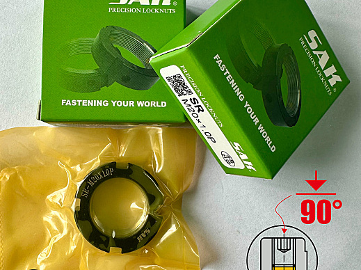 SAK 尚精 SR-M20×1.0P 径向锁紧螺母 LMP800012