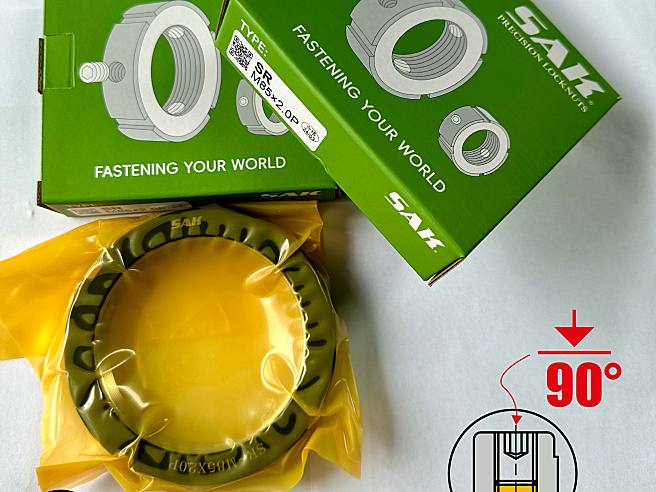 SAK 尚精 SR-M85×2.0P 径向锁紧螺母 LMP800043