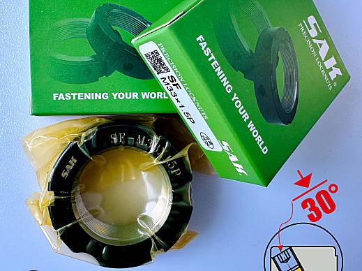 SAK 尚精 SF-M33×1.5P 牙腹锁紧螺母 LMP800390