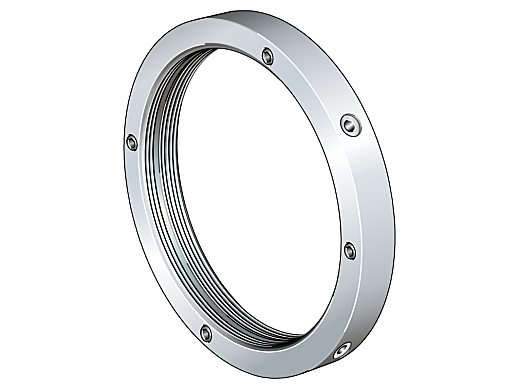 HMZ系列风电用带锁紧螺钉的开槽锁紧螺母